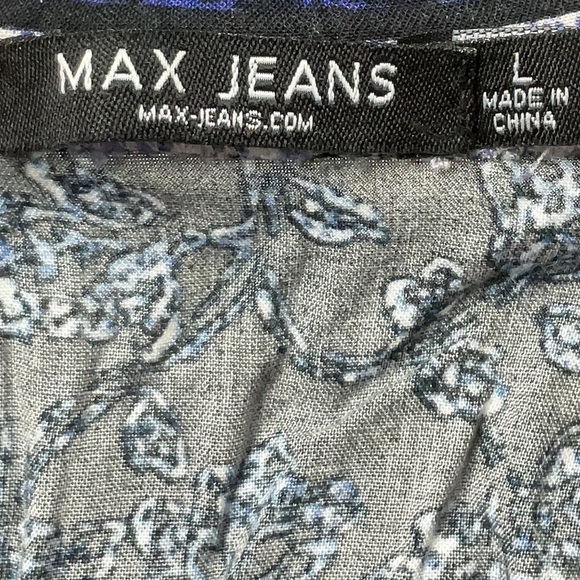 Max Jeans Womens Strapless Elastic Waistband Wide-Leg Jumpsuit, Size L, EUC - Picture 7 of 7